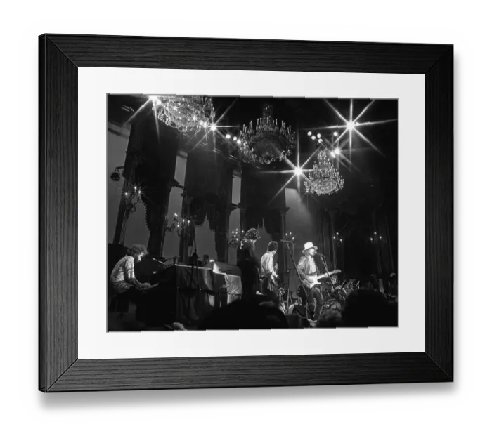 Framed Print : The Last Waltz Concert Framed Print : The Last Waltz Concert