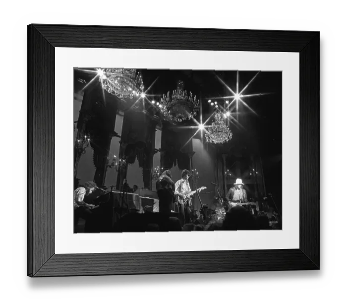 Framed Print : The Last Waltz Concert Framed Print : The Last Waltz Concert