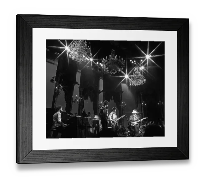 Framed Print : The Last Waltz Concert Framed Print : The Last Waltz Concert