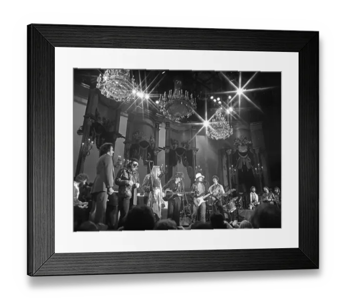 Framed Print : The Last Waltz Concert Framed Print : The Last Waltz Concert