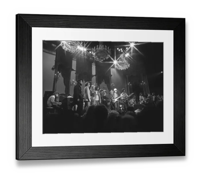 Framed Print : The Last Waltz Concert Framed Print : The Last Waltz Concert