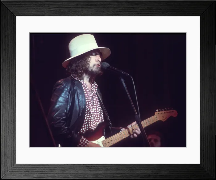 Framed Print : Bob Dylan At The Last Waltz Framed Print : Bob Dylan At The Last Waltz