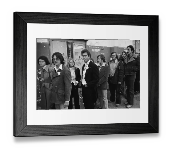 Framed Print : The Crowd Waiting For The Last Waltz Framed Print : The Crowd Waiting For The Last Waltz