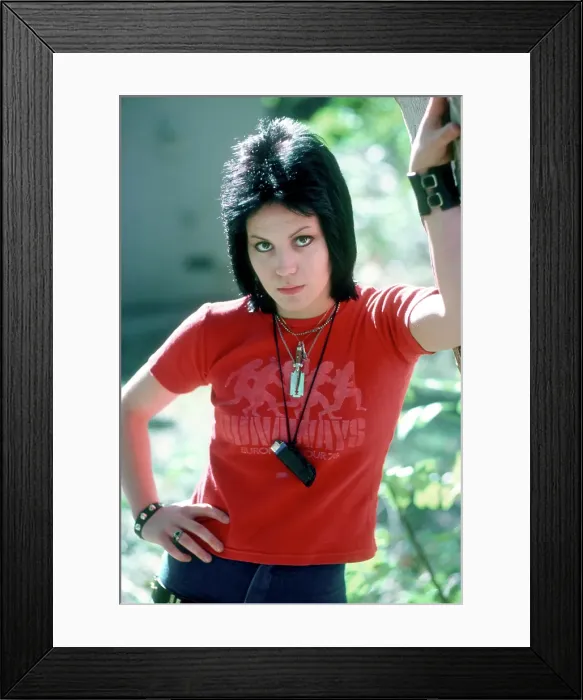 Framed Print : Guitarist Joan Jett Of The Rock Band The Runaways Framed Print : Guitarist Joan Jett Of The Rock Band The Runaways