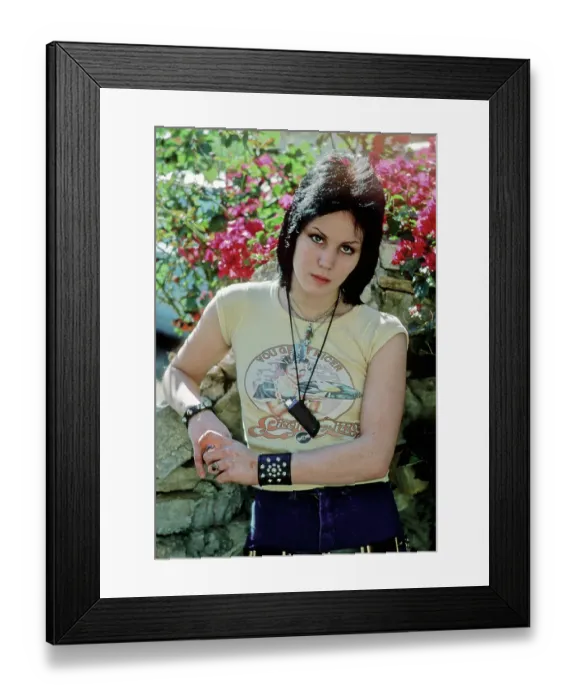 Framed Print : Guitarist Joan Jett Of The Runaways Framed Print : Guitarist Joan Jett Of The Runaways