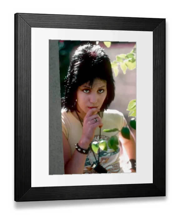 Framed Print : Guitarist Joan Jett Of The Rock Band The Runaways Framed Print : Guitarist Joan Jett Of The Rock Band The Runaways