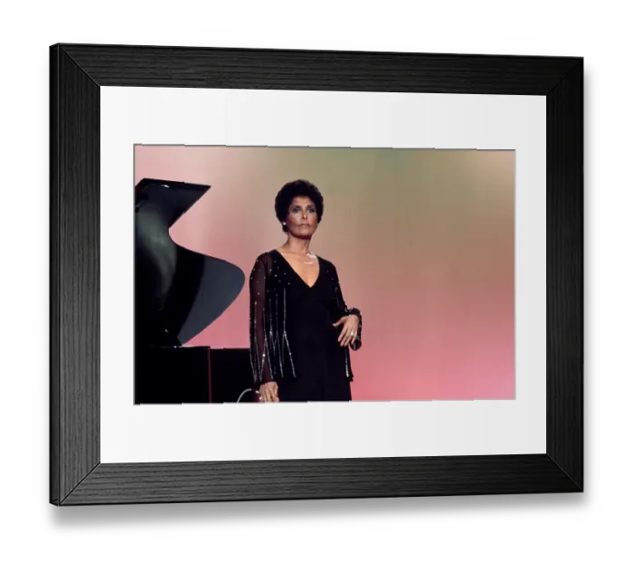 Framed Print : Lena Horne In Richard Rodgers Tribute