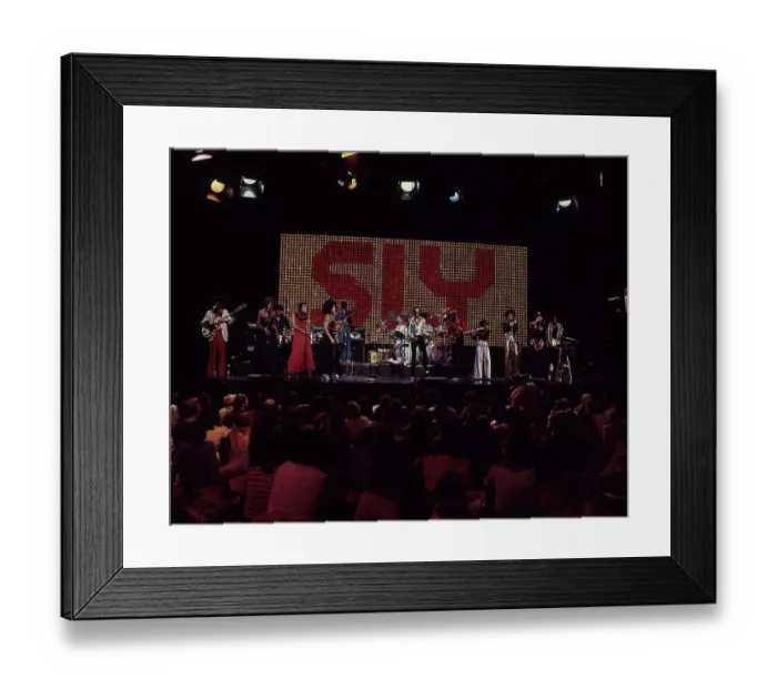 Framed Print : Sly & The Family Stone on The Midnight Special Framed Print : Sly & The Family Stone on The Midnight Special
