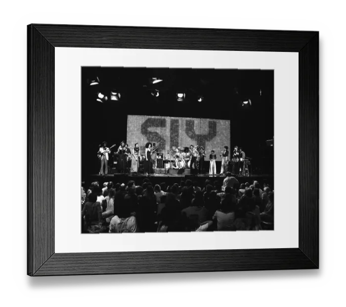 Framed Print : Sly & The Family Stone on The Midnight Special Framed Print : Sly & The Family Stone on The Midnight Special