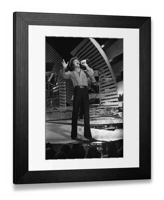 Framed Print : Tom Jones. LOS ANGELES - DECEMBER 17: Welsh singer Tom Jones performs on Framed Print : Tom Jones. LOS ANGELES - DECEMBER 17: Welsh singer Tom Jones performs on