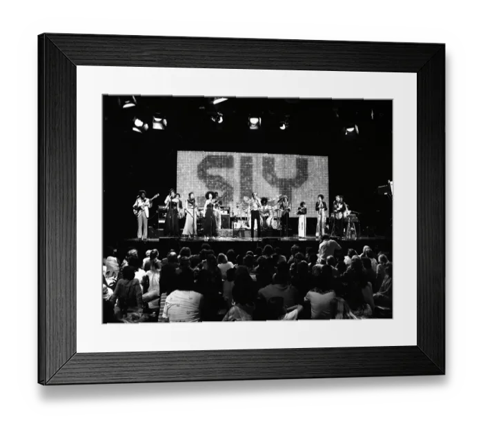 Framed Print : Sly And The Family Stone On The Midnight Special Framed Print : Sly And The Family Stone On The Midnight Special