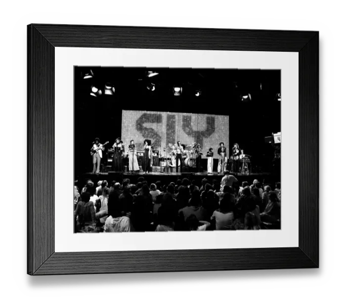Framed Print : Sly And The Family Stone On The Midnight Special Framed Print : Sly And The Family Stone On The Midnight Special