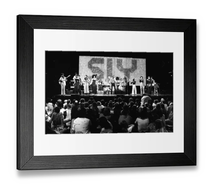 Framed Print : Sly And The Family Stone On The Midnight Special Framed Print : Sly And The Family Stone On The Midnight Special