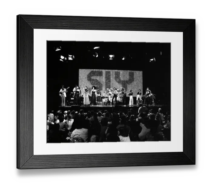 Framed Print : Sly And The Family Stone On The Midnight Special Framed Print : Sly And The Family Stone On The Midnight Special