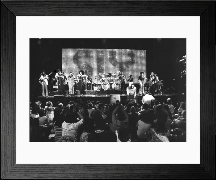 Framed Print : Sly And The Family Stone On The Midnight Special Framed Print : Sly And The Family Stone On The Midnight Special