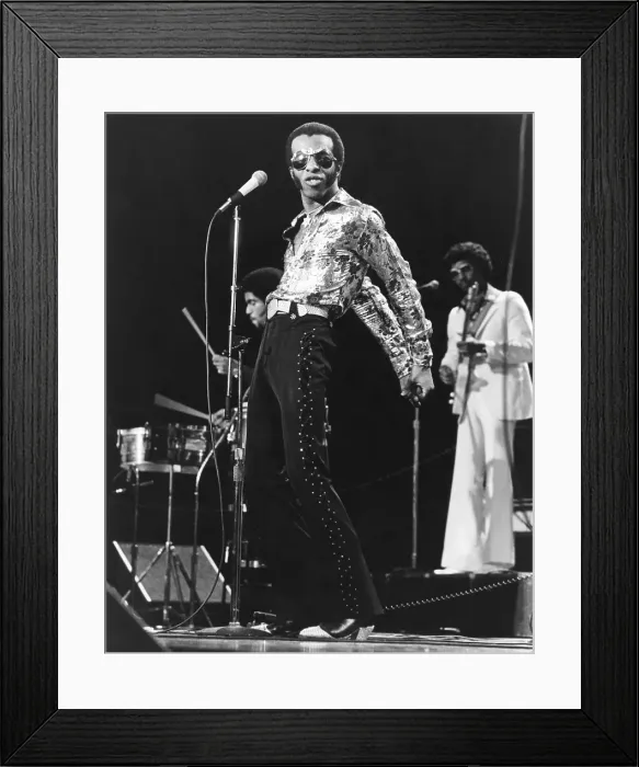 Framed Print : Sly Stone On The Midnight Special Framed Print : Sly Stone On The Midnight Special