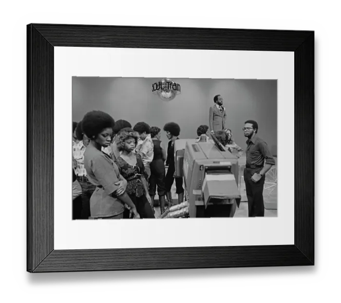Framed Print : Billy Paul / Brick Soul Train On Set