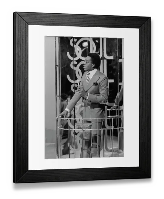 Framed Print : Billy Paul / Brick Soul Train On Set Framed Print : Billy Paul / Brick Soul Train On Set