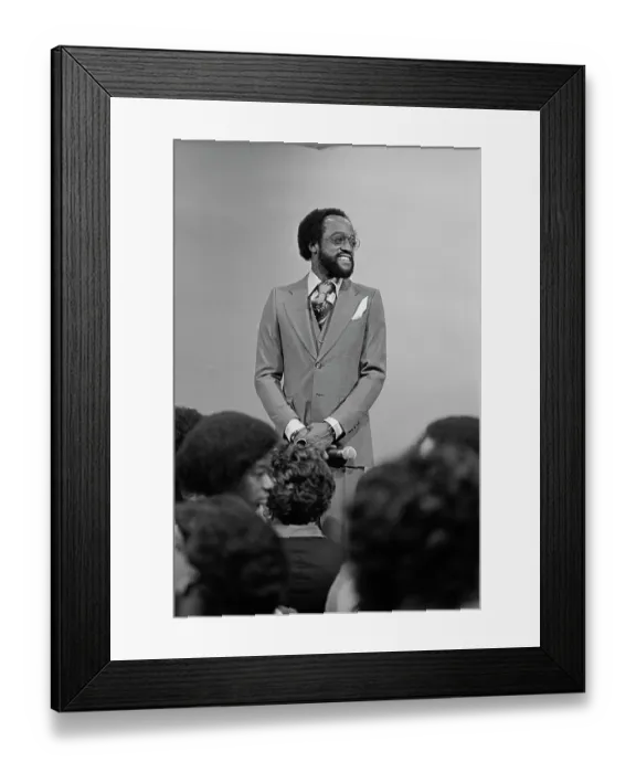 Framed Print : Billy Paul / Brick Soul Train On Set Aired 8th Jan 1977 Framed Print : Billy Paul / Brick Soul Train On Set Aired 8th Jan 1977