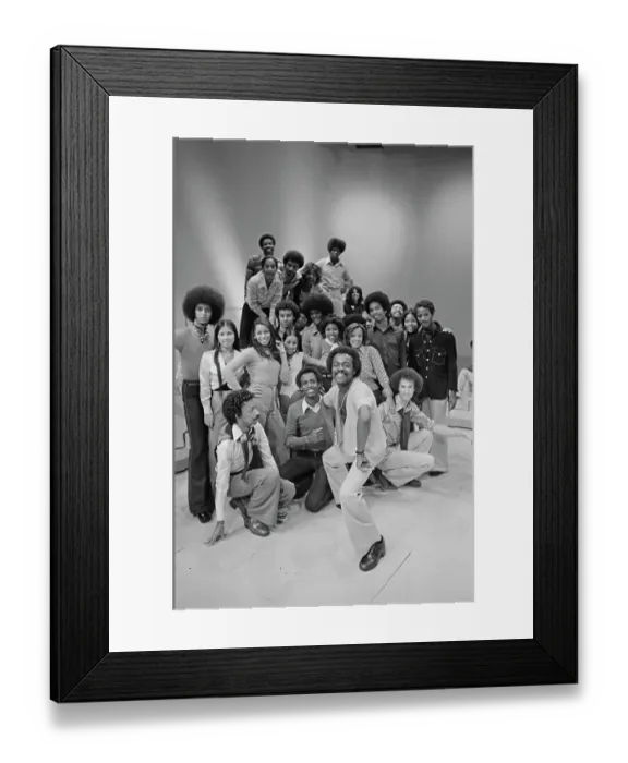 Framed Print : Soul Train On Set Aired 8th Jan 1977 Framed Print : Soul Train On Set Aired 8th Jan 1977