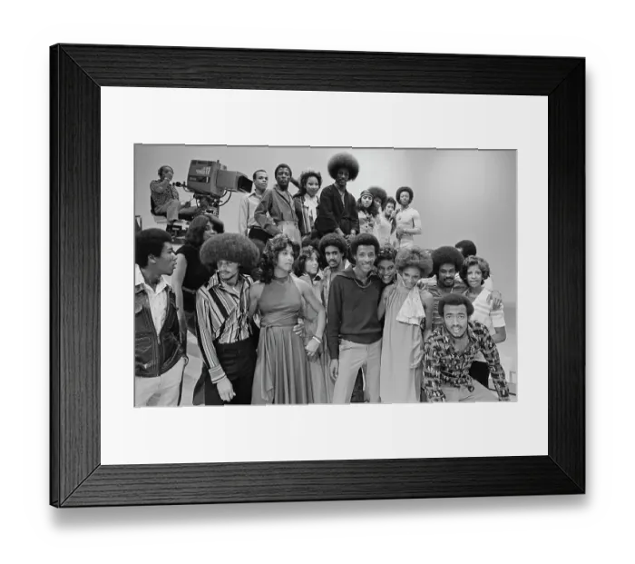 Framed Print : Soul Train On Set Aired 8th Jan 1977 Framed Print : Soul Train On Set Aired 8th Jan 1977