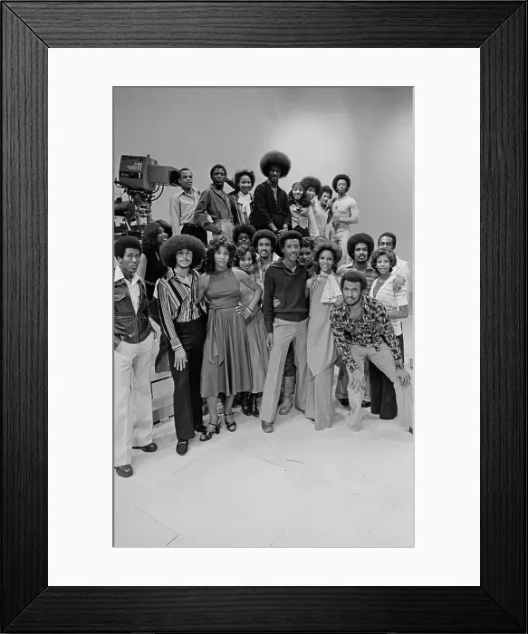 Framed Print : Soul Train On Set Aired 8th Jan 1977 Framed Print : Soul Train On Set Aired 8th Jan 1977