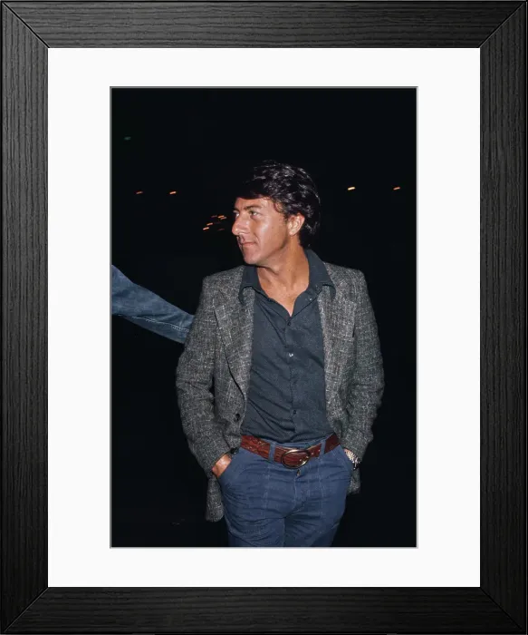 Framed Print : Dustin Hoffman, American Actor Framed Print : Dustin Hoffman, American Actor