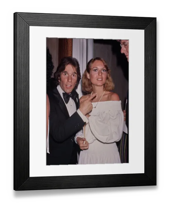 Framed Print : Henry Winkler, American Actor Framed Print : Henry Winkler, American Actor