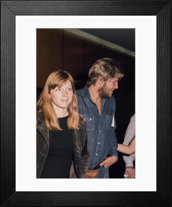 Framed Print : Jeff Bridges & Susan Geston Framed Print : Jeff Bridges & Susan Geston