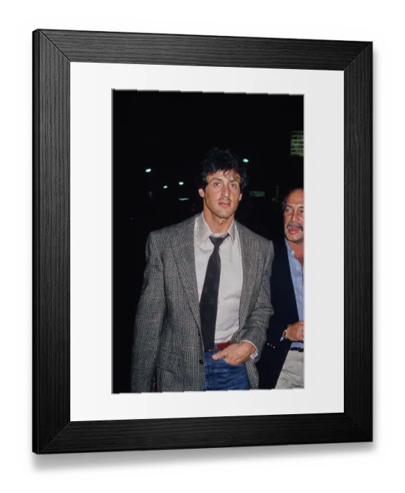 Framed Print : Sylvester Stallone American Actor Framed Print : Sylvester Stallone American Actor