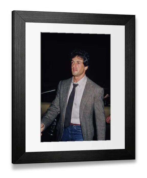 Framed Print : Sylvester Stallone American Actor Framed Print : Sylvester Stallone American Actor