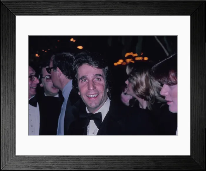 Framed Print : Henry Winkler, American Actor Framed Print : Henry Winkler, American Actor
