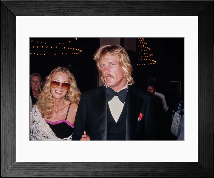 Framed Print : Nick Nolte & Karen Eklund Framed Print : Nick Nolte & Karen Eklund