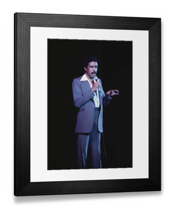 Framed Print : 1977, Richard Pryor Framed Print : 1977, Richard Pryor