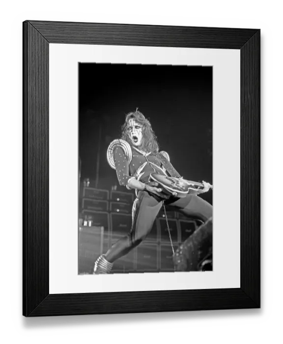 Framed Print : Kiss Performing Framed Print : Kiss Performing