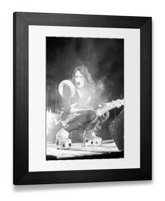 Framed Print : Kiss Performing Framed Print : Kiss Performing