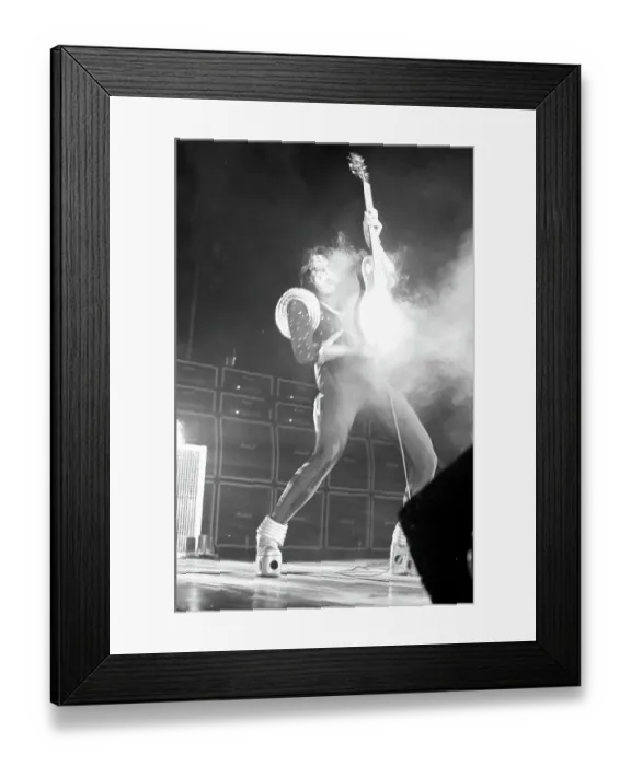 Framed Print : Kiss Performing Framed Print : Kiss Performing