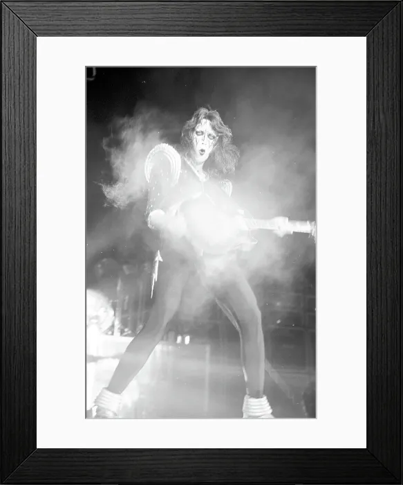 Framed Print : Kiss Performing Framed Print : Kiss Performing