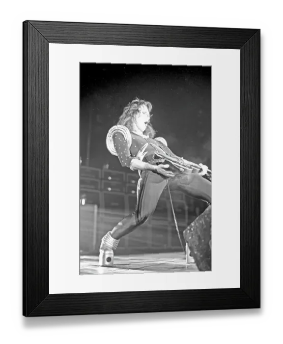 Framed Print : Kiss Performing Framed Print : Kiss Performing