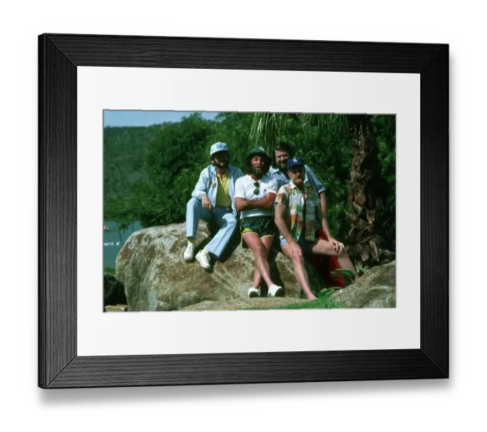 Framed Print : Beach Boys Portrait In A Tropical Locale Framed Print : Beach Boys Portrait In A Tropical Locale