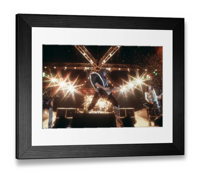 Framed Print : Kiss Performing Framed Print : Kiss Performing