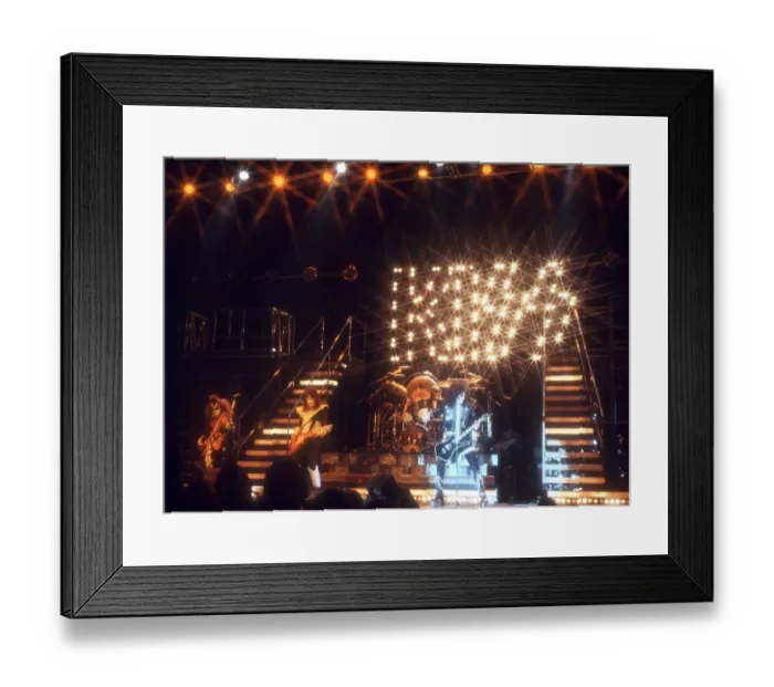 Framed Print : Kiss Performing Framed Print : Kiss Performing