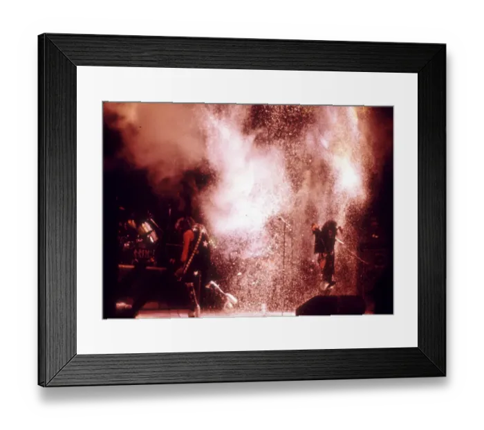 Framed Print : Kiss Performing Framed Print : Kiss Performing