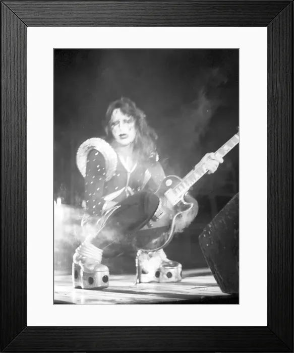 Framed Print : Kiss Performing Framed Print : Kiss Performing