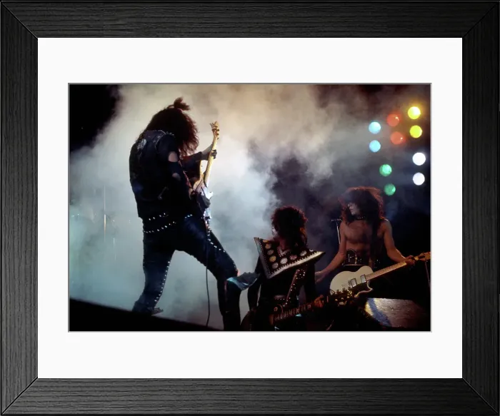 Framed Print : Kiss Performing Framed Print : Kiss Performing