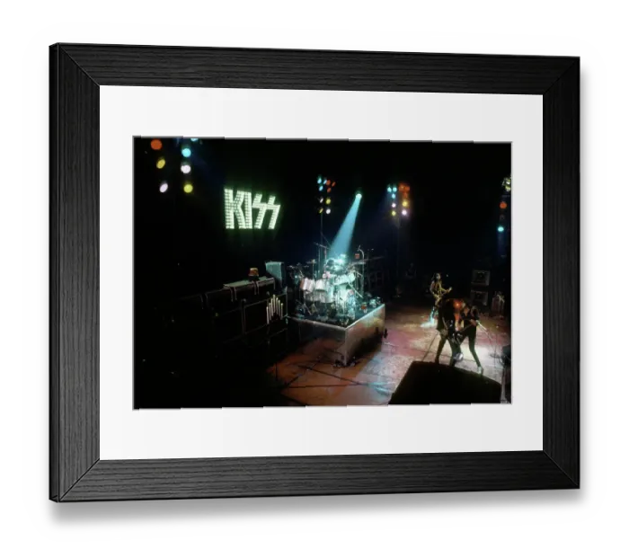 Framed Print : Kiss Performing Framed Print : Kiss Performing