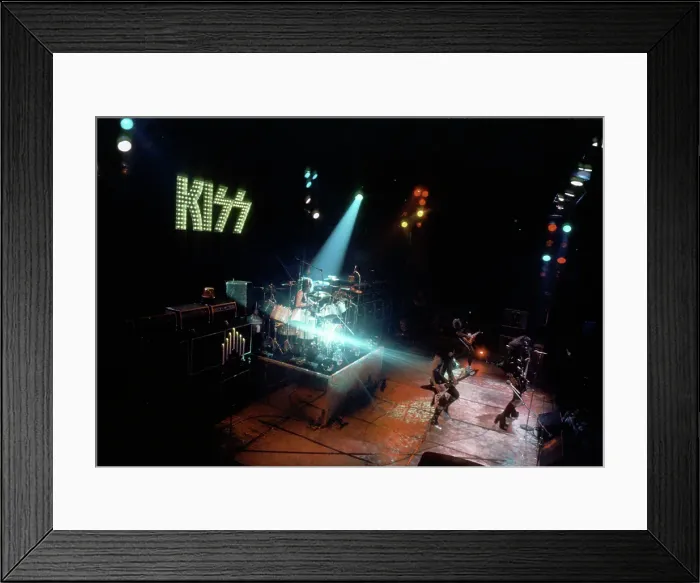 Framed Print : Kiss Performing Framed Print : Kiss Performing