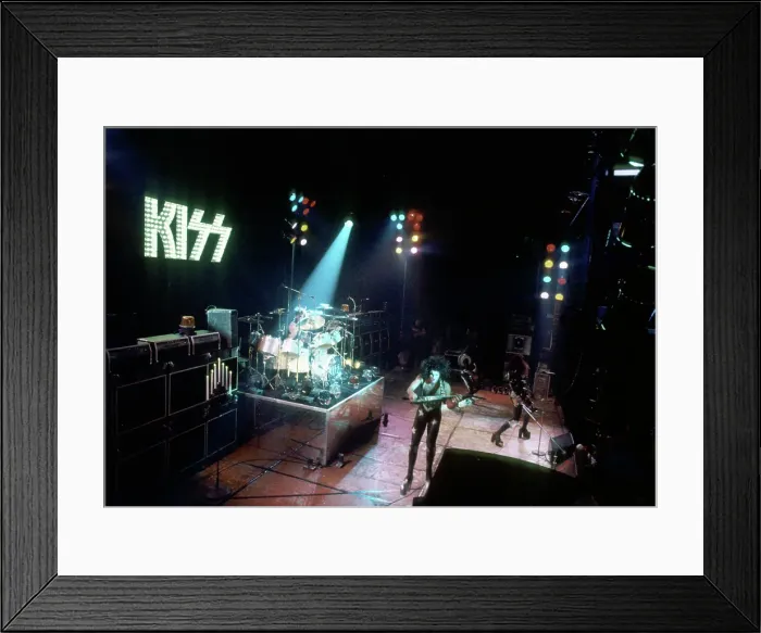 Framed Print : Kiss Performing Framed Print : Kiss Performing