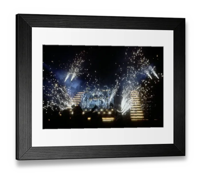 Framed Print : Kiss Performing Framed Print : Kiss Performing
