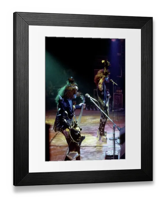 Framed Print : Kiss Performing Framed Print : Kiss Performing